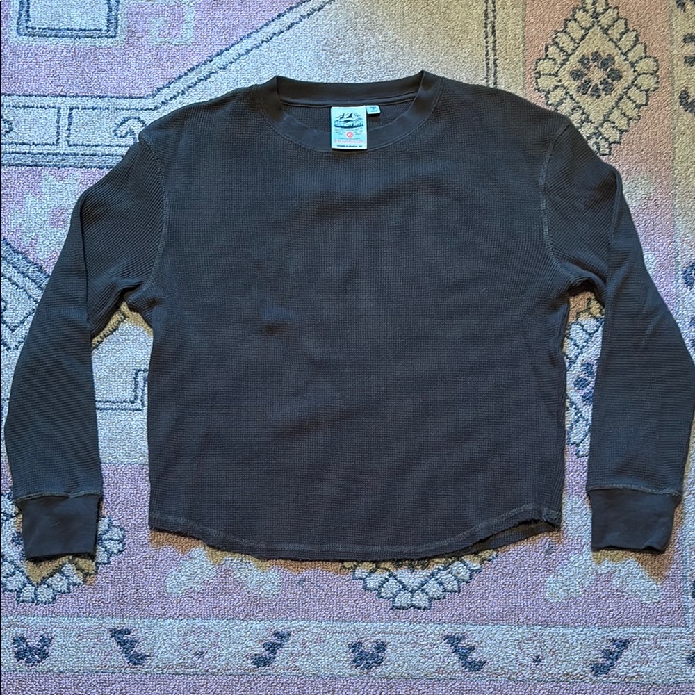 Black Long Sleeve Thermal Shirt